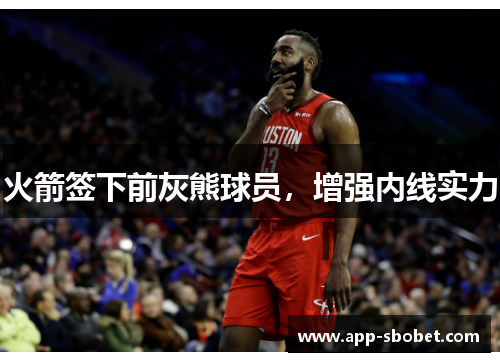 火箭签下前灰熊球员，增强内线实力